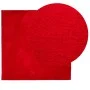 Alfombra de pelo corto suave lavable HUARTE rojo 160x160 cm de , Alfombras - Ref: Foro24-375173, Precio: 53,58 €, Descuento: %