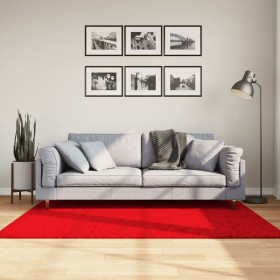 Alfombra de pelo corto suave lavable HUARTE rojo 120x170 cm de , Alfombras - Ref: Foro24-375171, Precio: 59,21 €, Descuento: %