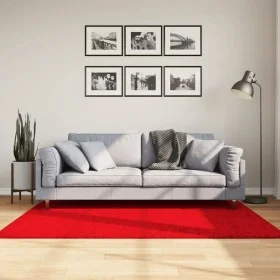 Kurzer, weicher, waschbarer Teppich HUARTE in Rot, 120x170 cm. von , Teppiche - Ref: Foro24-375171, Preis: 56,18 €, Rabatt: %
