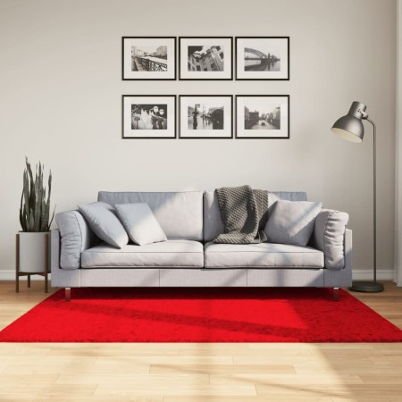 Kurzer, weicher, waschbarer Teppich HUARTE in Rot, 120x170 cm. von , Teppiche - Ref: Foro24-375171, Preis: 59,21 €, Rabatt: %