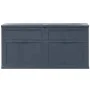 Caja de almacenamiento de jardín 320 L negro de vidaXL, Cajas de almacenaje para exteriores - Ref: Foro24-45688, Precio: 82,1...