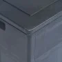 Caja de almacenamiento de jardín 320 L negro de vidaXL, Cajas de almacenaje para exteriores - Ref: Foro24-45688, Precio: 82,1...
