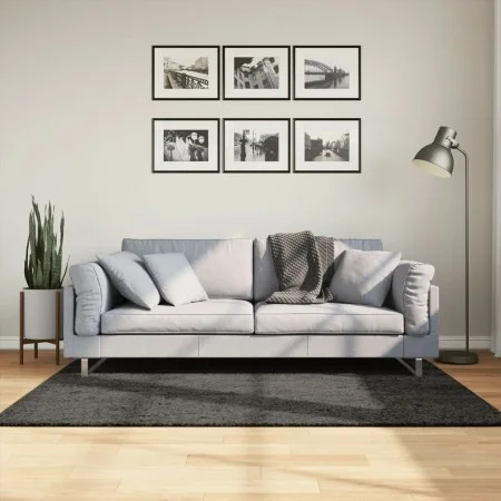 Langflor Teppich mit glänzendem Aussehen ISTAN in Anthrazit 120x170cm von , Teppiche - Ref: Foro24-375640, Preis: 41,21 €, Ra...