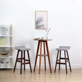 Kitchen stools 2 units light gray fabric by vidaXL, Kitchen stools - Ref: Foro24-249584, Price: 100,58 €, Discount: %