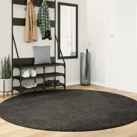 Langfloriger Teppich mit glänzendem Aussehen ISTAN Anthrazit Ø 200 cm von , Teppiche - Ref: Foro24-375649, Preis: 82,11 €, Ra...