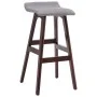 Kitchen stools 2 units light gray fabric by vidaXL, Kitchen stools - Ref: Foro24-249584, Price: 100,56 €, Discount: %