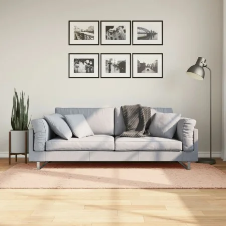 Kurzer, weicher, waschbarer Teppich HUARTE in Rosa, 100x200 cm. von , Teppiche - Ref: Foro24-375150, Preis: 39,68 €, Rabatt: %