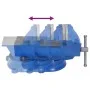 Tornillo de banco hierro fundido azul 200 mm by , Clamps and screws - Ref: Foro24-154641, Price: 120,32 €, Discount: %