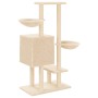 Rascador para gatos con postes de sisal color crema 117 cm by , Cat furniture - Ref: Foro24-172118, Price: 57,91 €, Discount: %