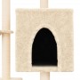 Rascador para gatos con postes de sisal color crema 117 cm by , Cat furniture - Ref: Foro24-172118, Price: 57,91 €, Discount: %