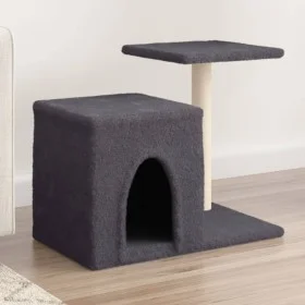 Rascador para gatos con postes de sisal gris oscuro 50,5 cm by , Cat furniture - Ref: Foro24-172126, Price: 31,97 €, Discount: %