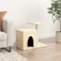 Katzenkratzbaum mit Sisalstangen in Cremefarbe, 50,5 cm. von , Katzenmöbel - Ref: Foro24-172124, Preis: 31,94 €, Rabatt: %