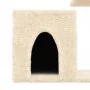 Rascador para gatos con postes de sisal color crema 50,5 cm de , Mobiliario para gatos - Ref: Foro24-172124, Precio: 31,94 €,...
