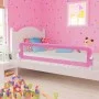 Pink polyester child bed safety rail 180x42 cm by vidaXL, Safety railings - Ref: Foro24-10171, Price: 34,22 €, Discount: %