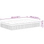 Mittelfeste Taschenfederkernmatratze 100x200 cm von , Matratzen - Ref: Foro24-372900, Preis: 219,09 €, Rabatt: %