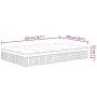 Mittelfeste Taschenfederkernmatratze 100x200 cm von , Matratzen - Ref: Foro24-372900, Preis: 216,02 €, Rabatt: %