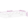 Colchón de muelles Bonnell firmeza media 90x190 cm de , Colchones - Ref: Foro24-372954, Precio: 142,45 €