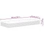 Bonnell medium firm spring mattress 70x200 cm by , Mattresses - Ref: Foro24-372982, Price: 112,12 €, Discount: %