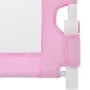 Child's bed safety rail, pink polyester, 120x42 cm. by vidaXL, Safety railings - Ref: Foro24-10170, Price: 41,31 €, Discount: %