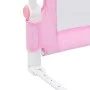 Child's bed safety rail, pink polyester, 120x42 cm. by vidaXL, Safety railings - Ref: Foro24-10170, Price: 41,31 €, Discount: %