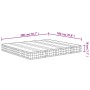 Colchón de muelles Bonnell firmeza media 180x200 cm de , Colchones - Ref: Foro24-3206381, Precio: 248,97 €