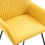 Sillas de comedor 2 unidades tela amarillo de vidaXL, Sillas de comedor - Ref: Foro24-249814, Precio: 160,30 €, Descuento: %