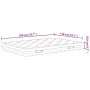 Bonnell medium firm spring mattress 140x200 cm by , Mattresses - Ref: Foro24-3206395, Price: 198,55 €, Discount: %