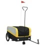 Remolque para bicicleta hierro negro y amarillo 45 kg de , Remolques para bicicletas - Ref: Foro24-94064, Precio: 83,31 €, De...