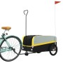 Fahrradanhänger aus schwarzem und gelbem Eisen, 45 kg. von , Fahrradanhänger - Ref: Foro24-94064, Preis: 84,63 €, Rabatt: %