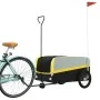 Remolque para bicicleta hierro negro y amarillo 45 kg de , Remolques para bicicletas - Ref: Foro24-94064, Precio: 83,31 €, De...