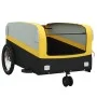 Remolque para bicicleta hierro negro y amarillo 45 kg de , Remolques para bicicletas - Ref: Foro24-94064, Precio: 83,31 €, De...