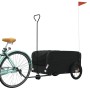 Fahrradanhänger aus schwarzem Eisen, 45 kg. von , Fahrradanhänger - Ref: Foro24-94066, Preis: 87,50 €, Rabatt: %