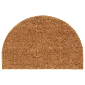 Felpudo semicircular de fibra de coco natural 40x60 cm by , Doormats - Ref: Foro24-155560, Price: 28,23 €, Discount: %