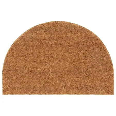 Felpudo semicircular de fibra de coco natural 40x60 cm by , Doormats - Ref: Foro24-155560, Price: 28,23 €, Discount: %