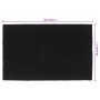 Felpudo de fibra de coco negro 50x80 cm by , Doormats - Ref: Foro24-155574, Price: 44,89 €, Discount: %
