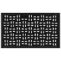 Felpudo rectangular de goma 45x75 cm by , Doormats - Ref: Foro24-155658, Price: 19,11 €, Discount: %