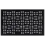 Felpudo rectangular de goma 45x75 cm by , Doormats - Ref: Foro24-155658, Price: 19,11 €, Discount: %