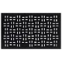 Rechteckige Gummifußmatte 45x75 cm von , Fußmatten - Ref: Foro24-155658, Preis: 18,77 €, Rabatt: %
