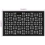 Rechteckige Gummifußmatte 45x75 cm von , Fußmatten - Ref: Foro24-155658, Preis: 18,90 €, Rabatt: %