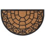 Halbrunder Fußabtreter aus Gummi und Kokosfaser 45x75 cm von , Fußmatten - Ref: Foro24-155884, Preis: 24,02 €, Rabatt: %