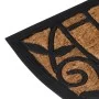 Felpudo semicircular de goma y fibra de coco 45x75 cm by , Doormats - Ref: Foro24-155884, Price: 22,18 €, Discount: %