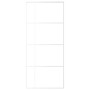 ESG-Schiebetür aus weißem Glas und Aluminium, 90 x 205 cm von , Türen für zu Hause - Ref: Foro24-151685, Preis: 179,72 €, Rab...