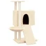 Cat scratching post with cream sisal posts 96 cm by , Cat furniture - Ref: Foro24-171645, Price: 47,58 €, Discount: %