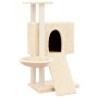Katzenkratzbaum mit cremefarbenen Sisalstämmen, 96 cm von , Katzenmöbel - Ref: Foro24-171645, Preis: 44,36 €, Rabatt: %