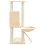 Cat scratching post with cream sisal posts 96 cm by , Cat furniture - Ref: Foro24-171645, Price: 47,58 €, Discount: %