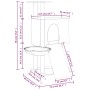 Katzenkratzbaum mit cremefarbenen Sisalstämmen, 96 cm von , Katzenmöbel - Ref: Foro24-171645, Preis: 44,36 €, Rabatt: %