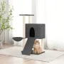 Katzenkratzbaum mit dunkelgrauen Sisalstämmen, 96 cm von , Katzenmöbel - Ref: Foro24-171647, Preis: 45,41 €, Rabatt: %