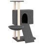 Cat scratching post with dark gray sisal posts 96 cm by , Cat furniture - Ref: Foro24-171647, Price: 39,41 €, Discount: %