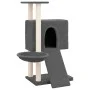 Katzenkratzbaum mit dunkelgrauen Sisalstämmen, 96 cm von , Katzenmöbel - Ref: Foro24-171647, Preis: 45,41 €, Rabatt: %