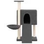 Katzenkratzbaum mit dunkelgrauen Sisalstämmen, 96 cm von , Katzenmöbel - Ref: Foro24-171647, Preis: 45,41 €, Rabatt: %